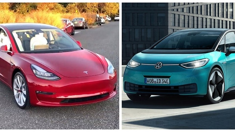 Tesla 3 vs vw shop id3