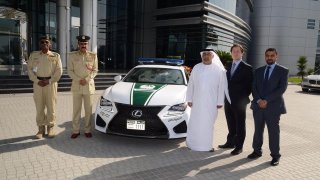 Policejní Lexus v Dubaji