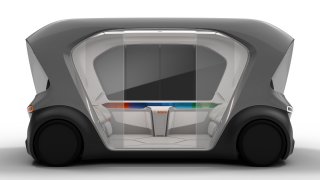 Bosch koncept vozu kyvadlové dopravy CES 2019 2