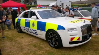 Rolls-Royce Ghost britské policie. 2