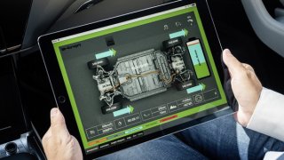 Audi e-tron test rekuperace na PikesPeaku
