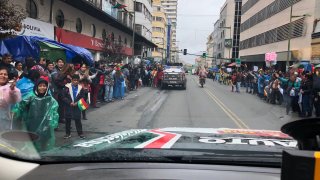 Auto v ulicích La Paz 3
