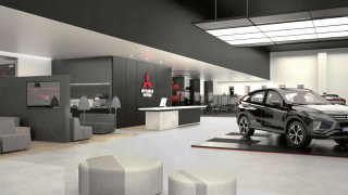 Mitsubishi nový design u dealerství
