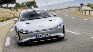 Mercedes-Benz Vision EQXX, test dojezdu