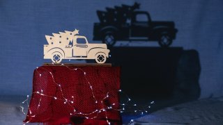 auto a Vánoce