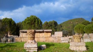Archeologická část města Olympia