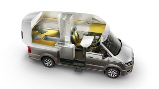 Volkswagen California XXL nabízí cestovatelům doko