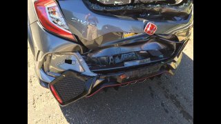 Honda Civic Type-R nehoda 1