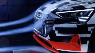 Audi e-tron aerodynamika