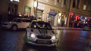 Škoda Fabia R5 jako pražské taxi