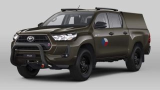 Vizualizace armádní Toyota Hilux