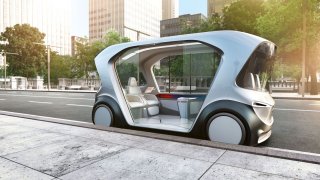 Bosch koncept vozu kyvadlové dopravy CES 2019 1