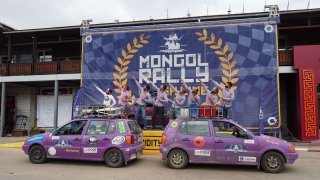 Mongol Rally v cíli