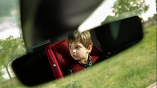 Přeprava dětí v autě