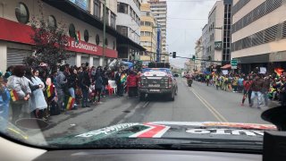 Auto v ulicích La Paz 2
