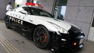 Policejní Nissan GT-R