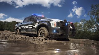 Působivý offroad Ford F-150 v policejním provedení