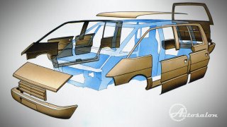 Renault Espace první generace plasty