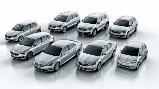 Paleta modelů Škoda 2019