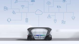Bosch koncept vozu kyvadlové dopravy CES 2019 9
