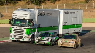 Servisní kamion Škoda Motorsport