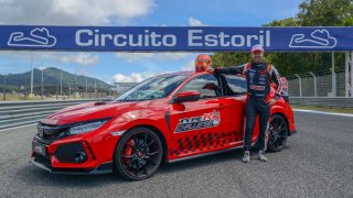 Tiago Monteiro vytvořil v Estorilu s Hondou Civic Type R nový okruhový rekord