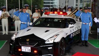 Policejní Nissan GT-R